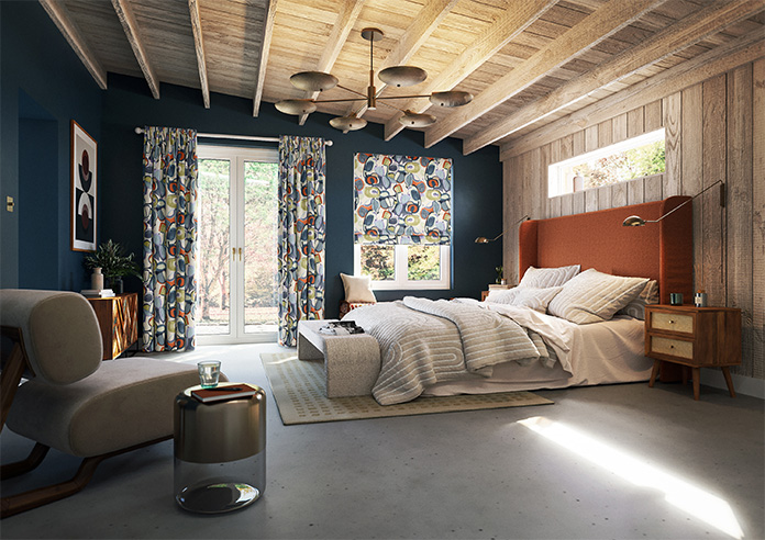 Pop, Denim - Made to Measure Curtains - Image 8
